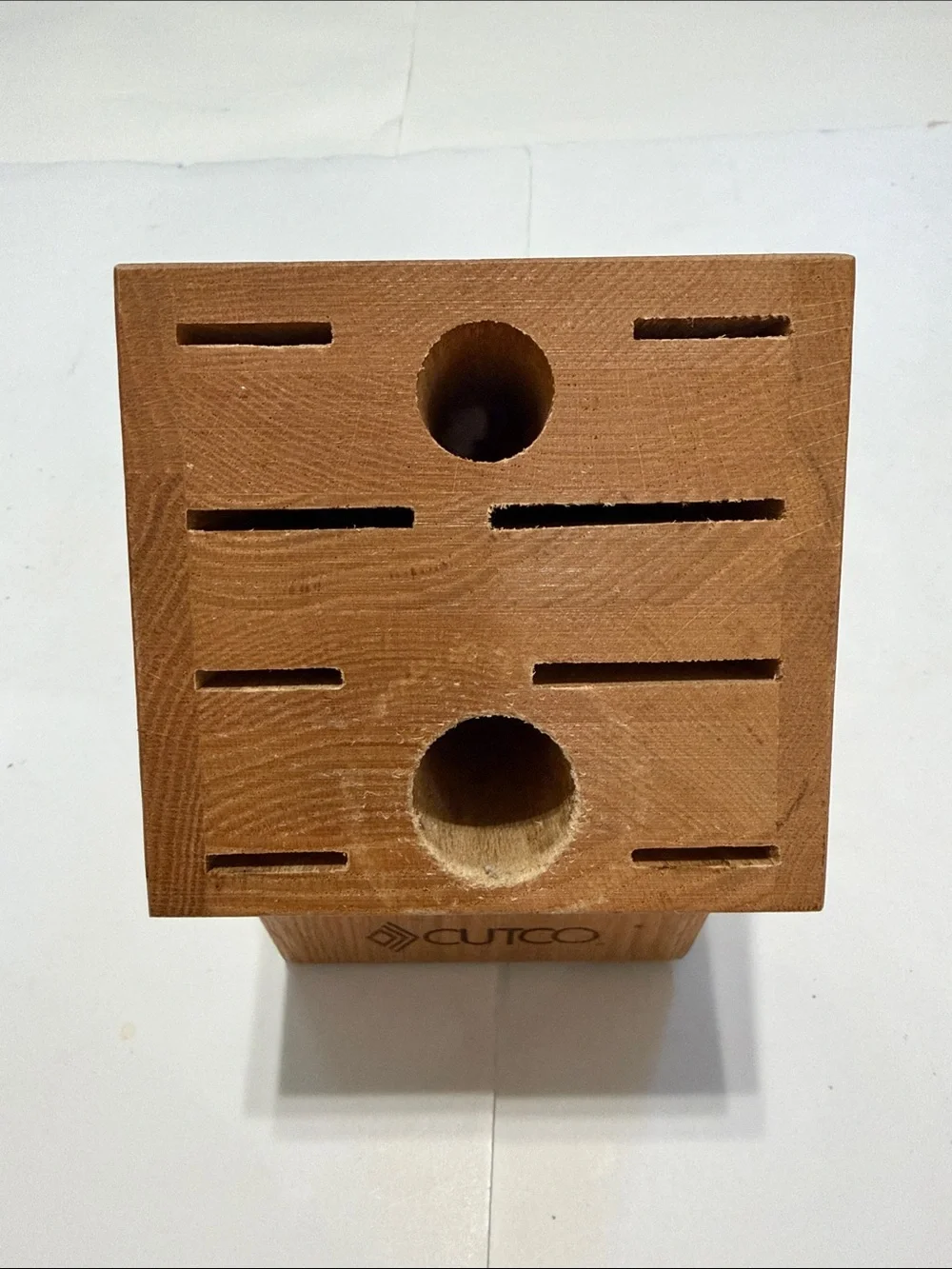 Cutco compact wooden